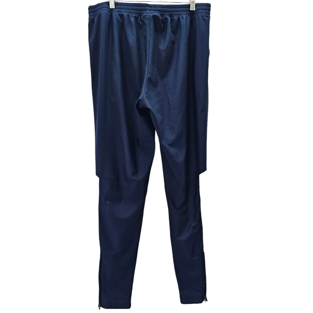 Under Armour Pants Mens Size Extra Large Lightweight Fitted Knit Blue White - Picture 3 of 15
